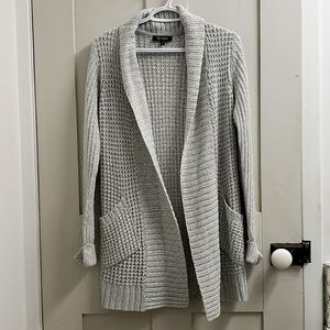Light grey knit cardigan women's size small